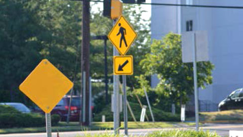 walk smart pedestrian safety campaign